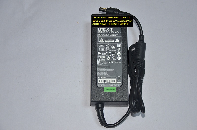 *Brand NEW* LITEON 1061-7113-140A PA-1061-71 12V 5.0A/12V 5A AC DC ADAPTER POWER SUPPLY